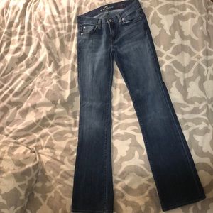 Seven for all mankind bootcut jeans 26